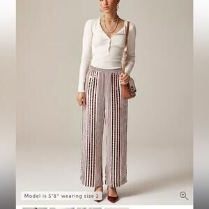 J.Crew Collection cropped Stratus pant with sequins
